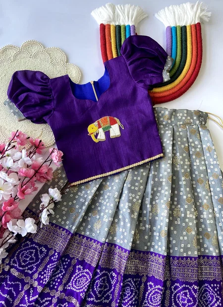 AJD 8080 Soft Dola Silk Lehenga With Blouse Wholesale In India